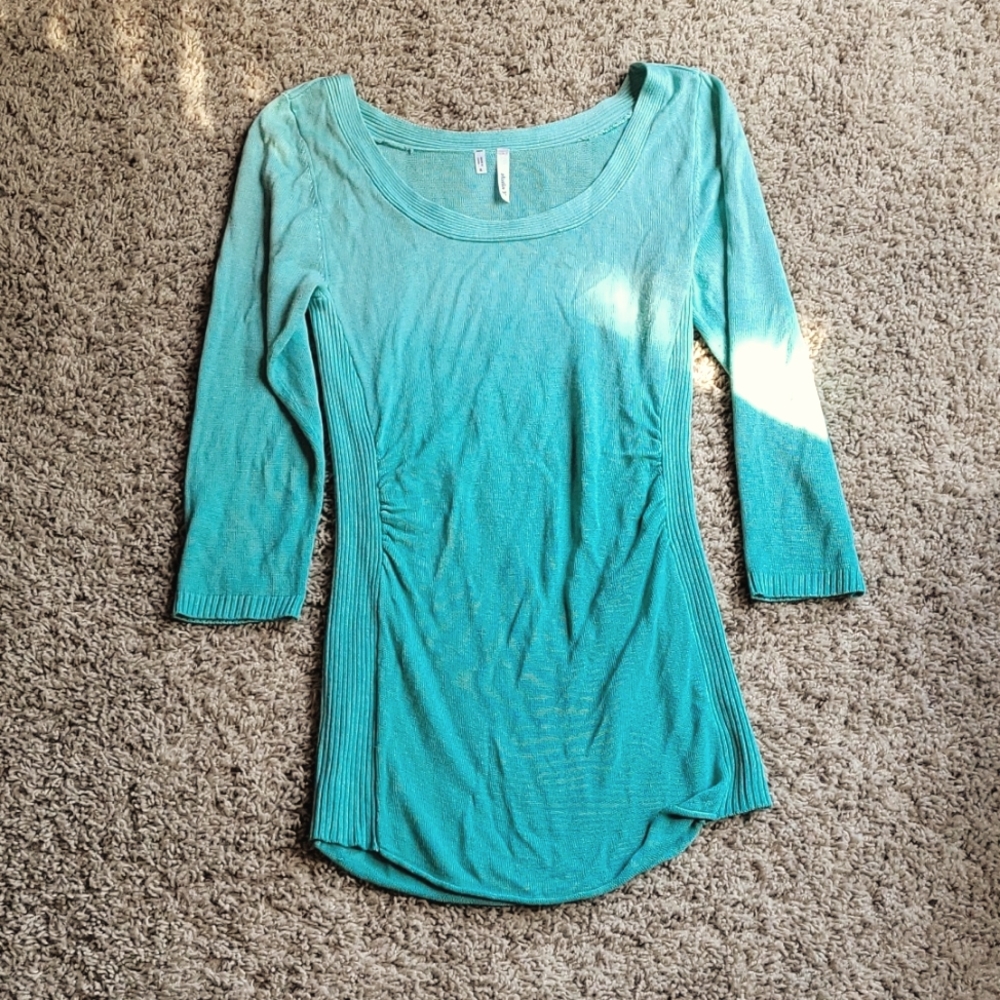 Knit Aqua Top